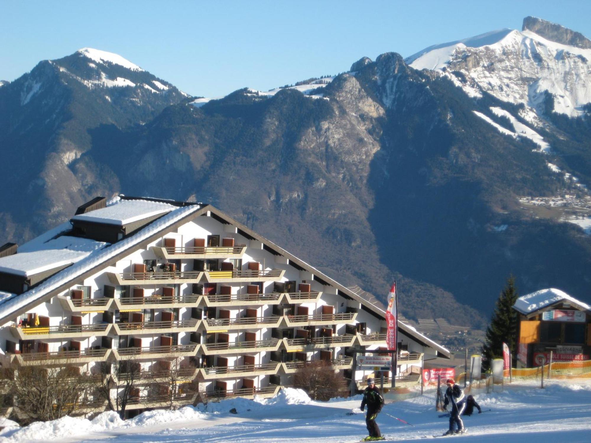 Appartement Torgon skigebied Portes du Soleil Buitenkant foto